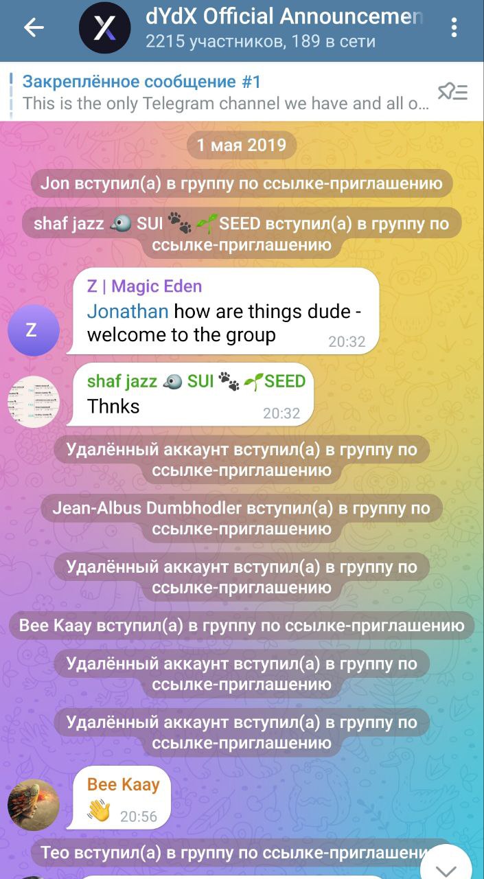 dydx tg