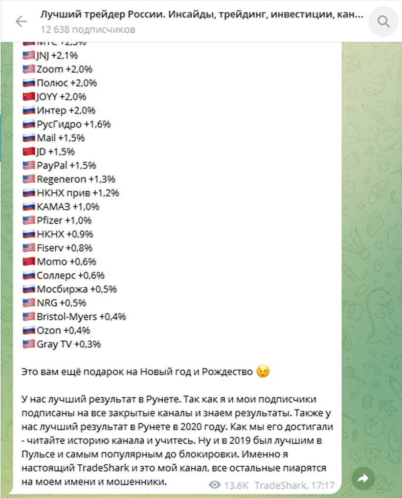 лучший трейдер россии tradeshark отзывы