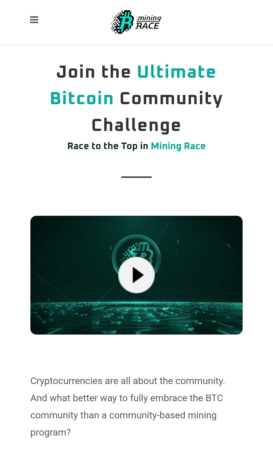 mining race отзывы