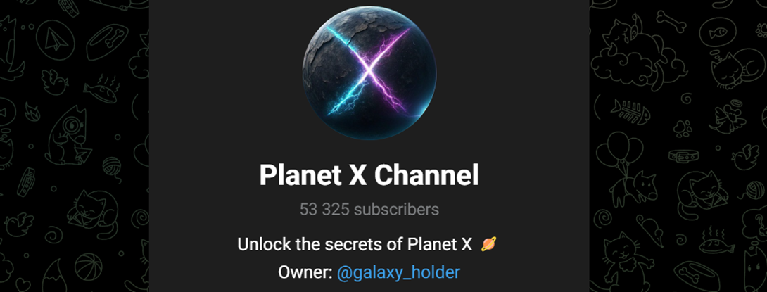 planet x channel crypto