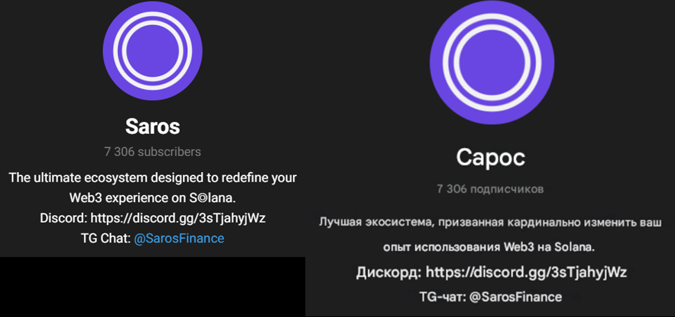 saros бот для инвестиций в телеграмме отзывы