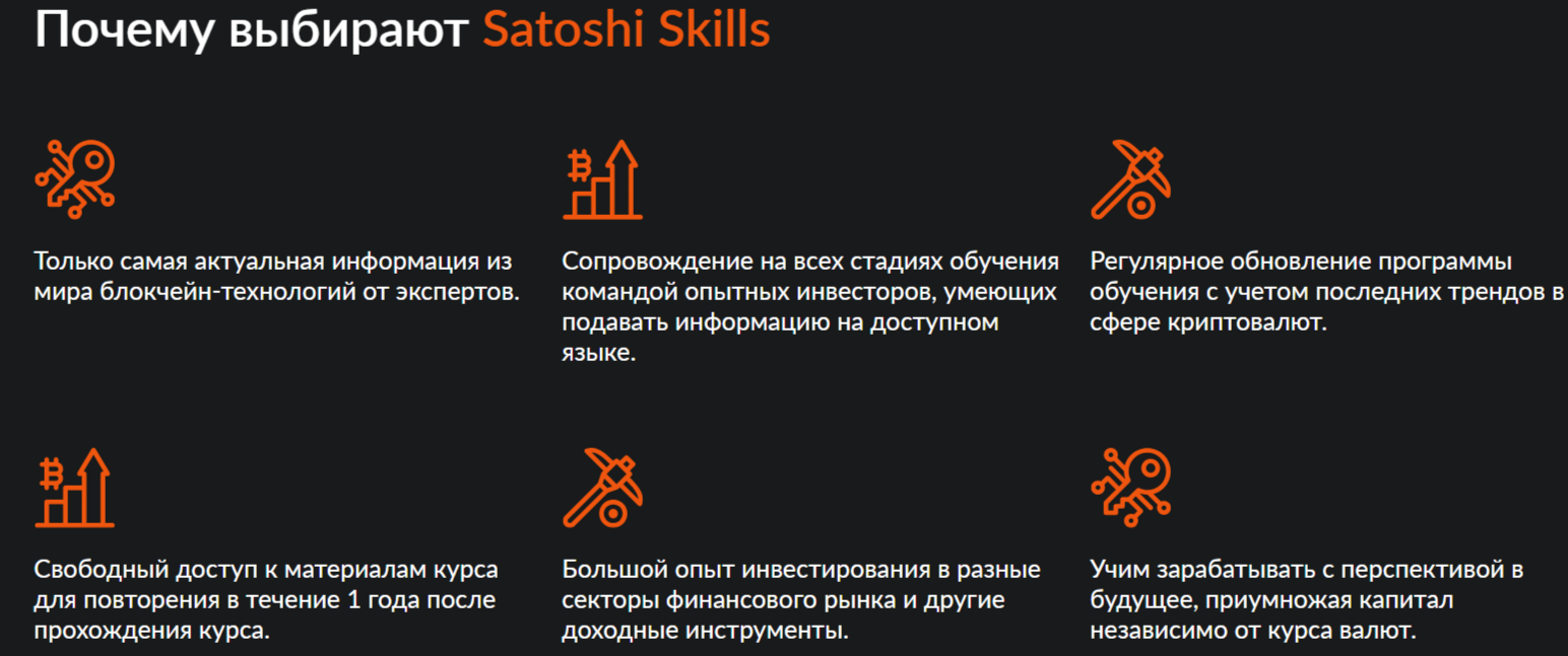 satoshi skills info