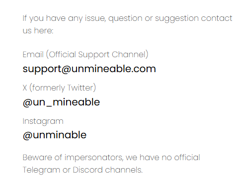 unmineable