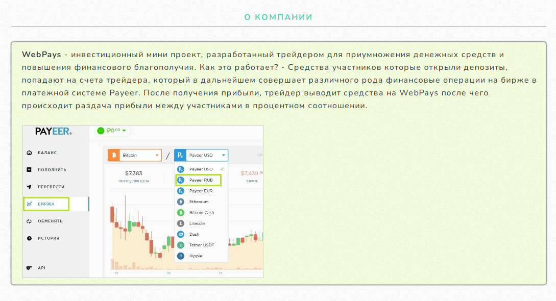 webpays fun майнинг отзывы
