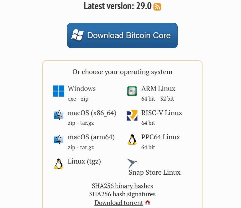 bitcoin core wallet