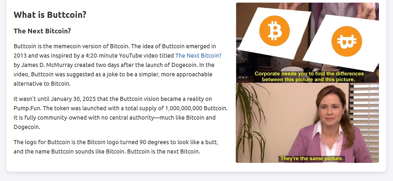 buttcoin coin