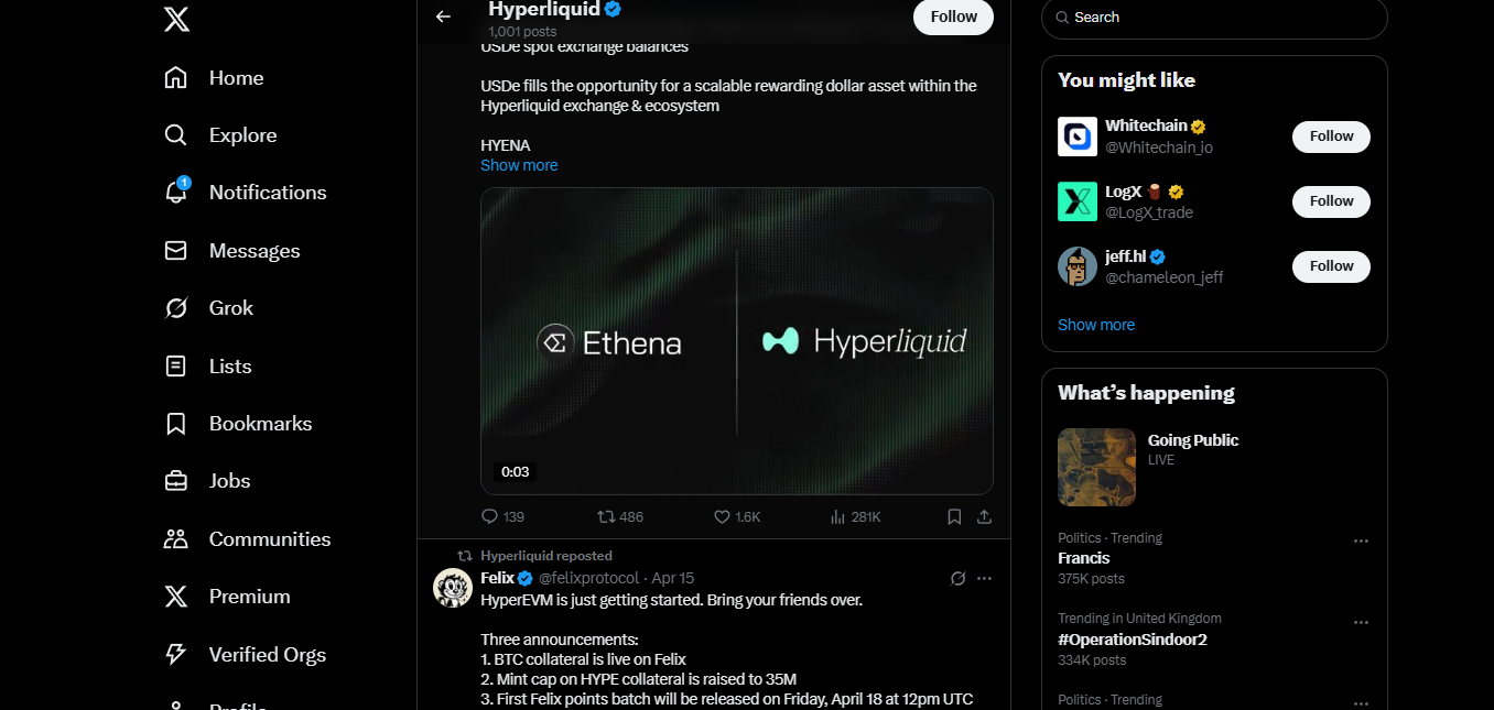hyperliquid airdrop токен