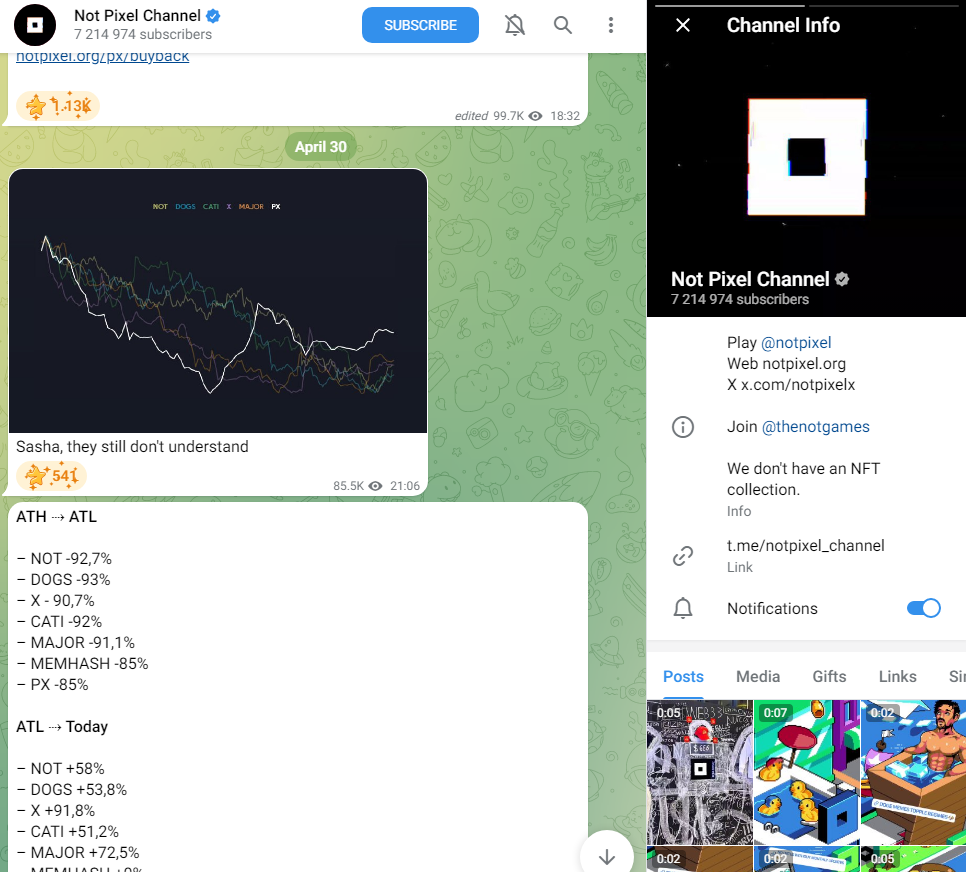 notpixel coin