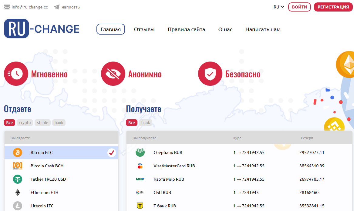 ru change