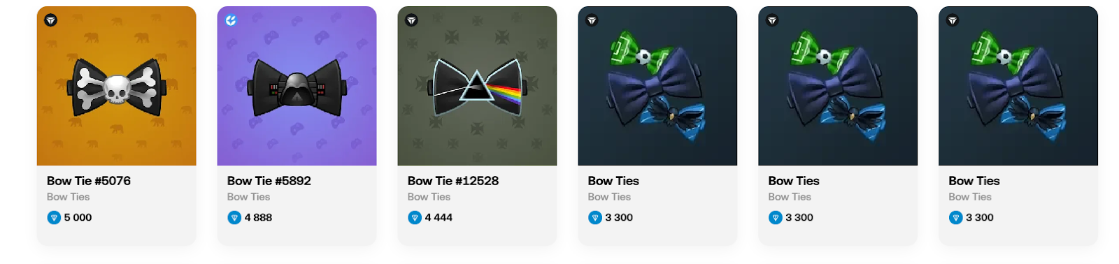 bow tie подарок тг нфт