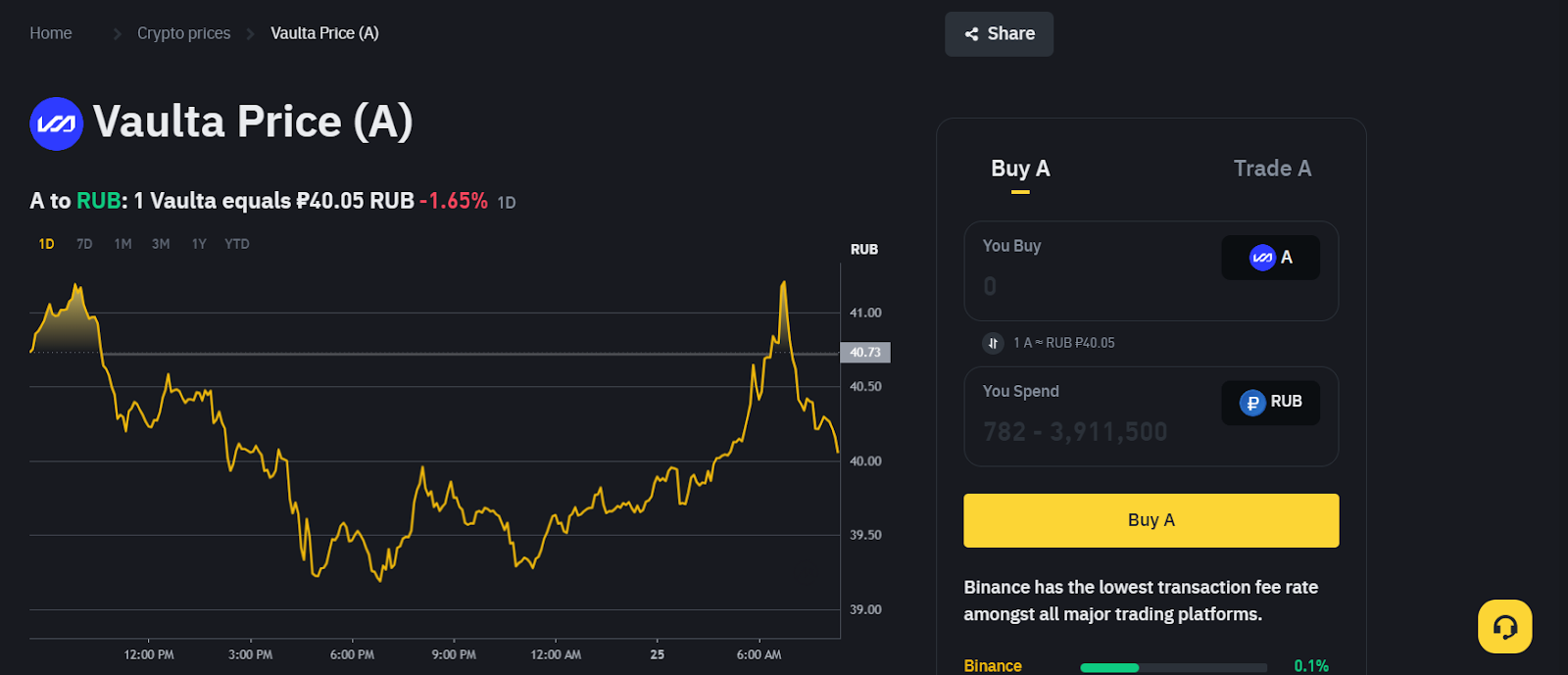 обмен eos на vaulta