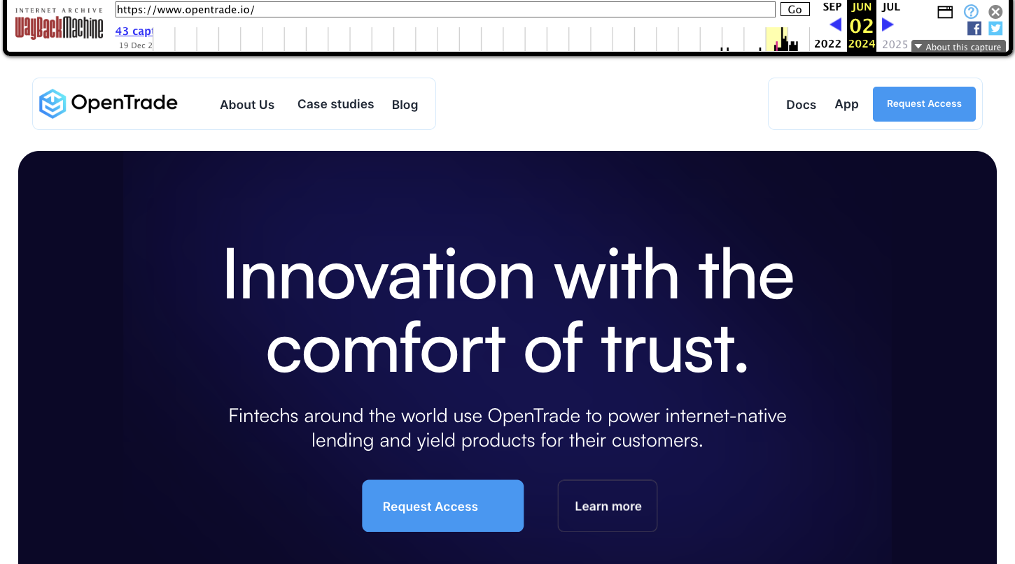 Open Trade Technology Ltd