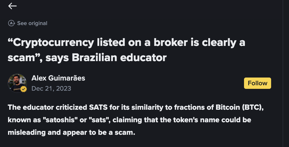 sats coin