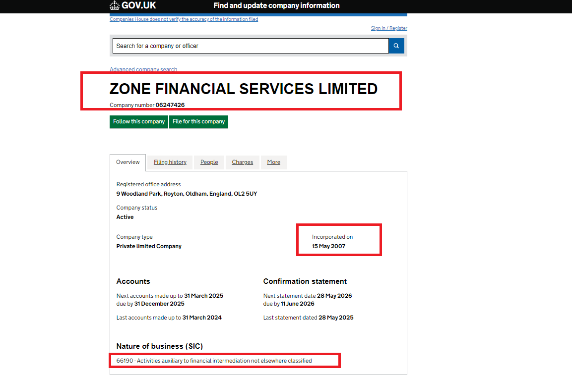 Z one ltd