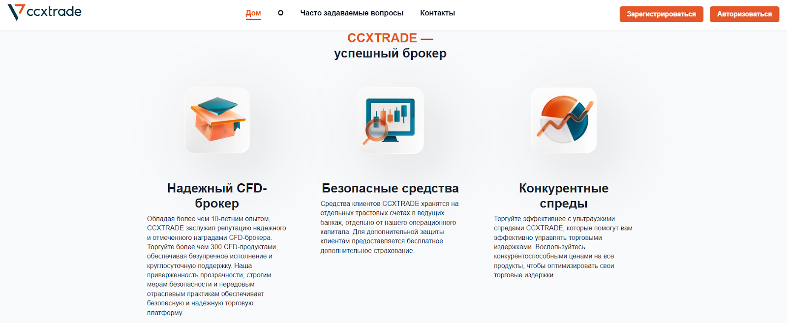 ccxtrade информация о брокере