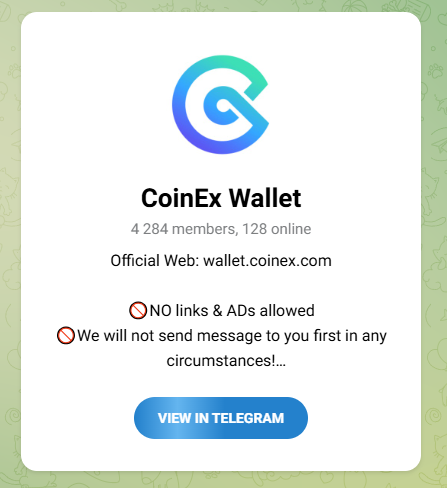 CoinEx Wallet отзывы