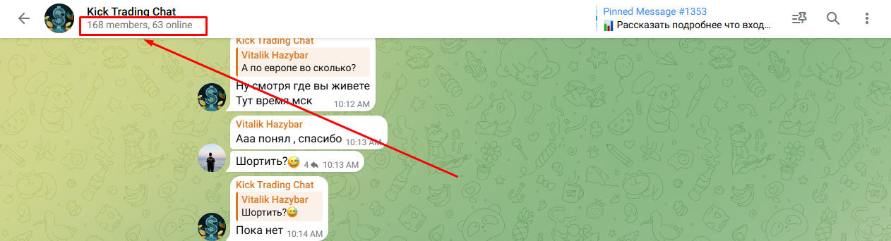 Kick Trading Chat